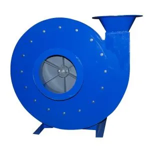 Bahan Menyampaikan dan Sistem Kitar Semula Radial Impeller Centrifugal Fan Blower Untuk PET Flake PP PE PVC